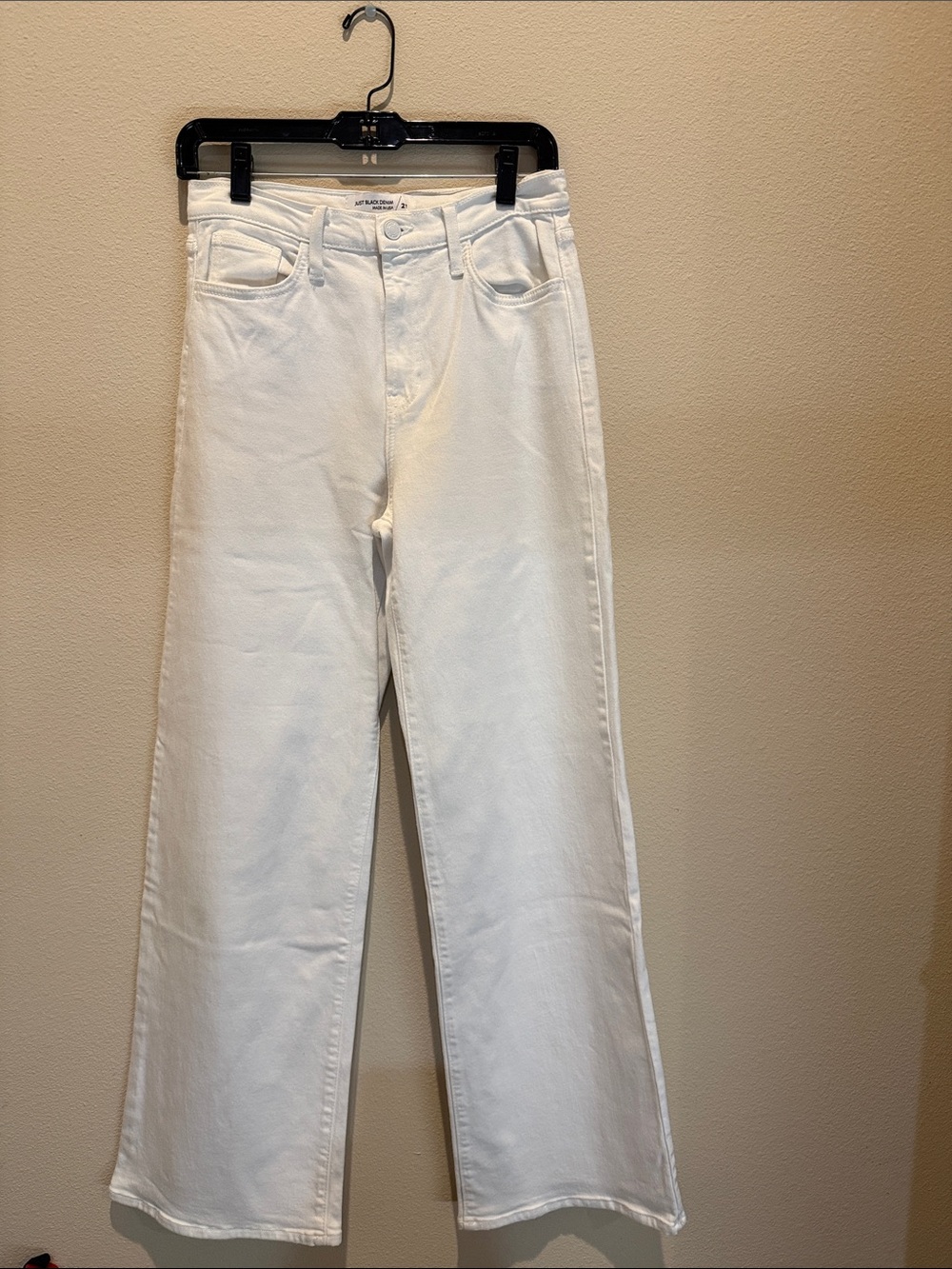 Just Black Denim White High-Rise Women’s Jeans